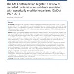 GM contamination register 2014