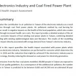 Taiwans Electronics Industry and Coal Fired Power Plant